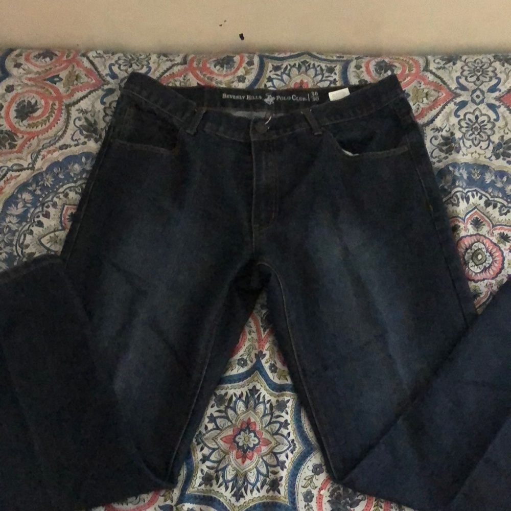 Men Jeans Dark Blue